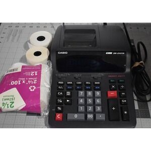 Casio DR-210TM Heavy Duty Printing Calculator 12-Digit Desktop Adding Machine